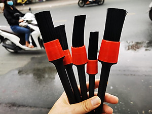 Bộ 5 Chổi Vệ Sinh Đa Năng, Cọ Quét Vệ Sinh Khe Hở Nội Thất Xe