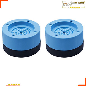 COMBO 4 ĐẾ CHỐNG RUNG MÁY GIẶT + 10 BÓNG GIẶT CẦU GAI QUẦN ÁO HT SYS