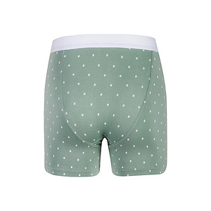 Quần lót Boxer nam Màu xanh pastel - Họa tiết chấm bi