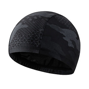 Quần bơi nam boxer  Cleacco màu đen Camo , chất vải  Poly co giãn 4 chiều , thoáng khí , thoát nước nhanh BORO SPORT - Tặng nón bơi vải