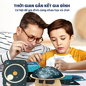 Đồ chơi lắp ráp mô hình lắp ghép robot vũ trụ, Đồ chơi khoa học Stem cho bé 5,6,7,8,9,10 tuổi Mideer stembox