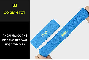 Băng đô băng trán thể thao AOLIKES A-2108 thấm mồ hôi cotton thoáng khí sport sweatband