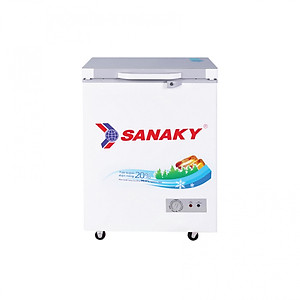 Tủ Đông Kính Cường Lực Sanaky VH-1599HYK (100L) - Xám - Hàng Chính Hãng - Chỉ Giao tại HCM
