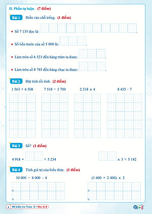 Combo Đề Kiểm Tra Toán, Tiếng Việt Lớp 3 - Kết Nối Tri Thức - Học kì 2