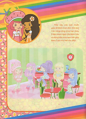 Cô Bé Bánh Dâu- 1000 Đề Can Lấp Lánh - Tập 4