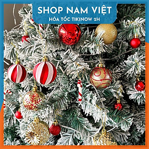 Bộ Quả Châu Nhiều Kiểu Dáng Trang Trí Giáng Sinh Cao Cấp