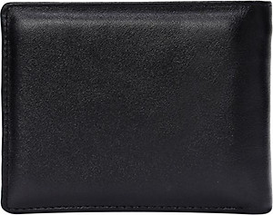 Ví Nam Da Bò Huy Hoàng HT2102 (12.5 x 9.5 cm) - Đen