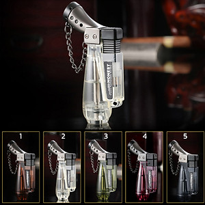 Vỏ Hột Quẹt Bật Lửa Khò 1 Tia Honest BCZ 185 Thiết Kế Nhỏ Gọn Đẹp Độc Lạ Lửa Khò Mạnh Mẽ - Dùng Gas Cao Cấp