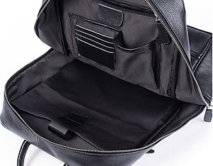 Balo Nam Da Bò Cao Cấp - BHM8110 Ba lô laptop 15.6inch, nhiều ngăn phụ kiện