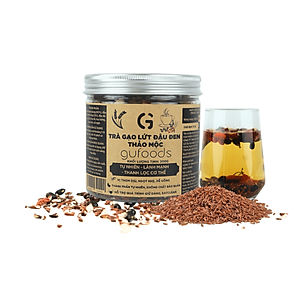 Trà gạo lứt đậu đen thanh nhiệt GUfoods - Tự nhiên, Healthy, Thanh lọc cơ thể, Mát gan, Cải thiện giấc ngủ, Đa dạng hương vị