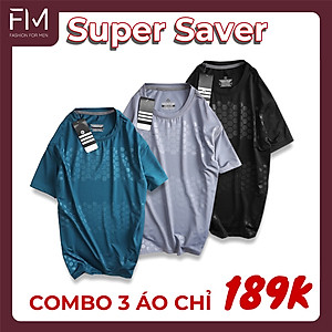 Combo siêu tiết kiệm 3 áo thun thể thao nam, chất thun lạnh co giãn tốt, thoáng mát thoải mái vận động - FORMEN SHOP - FMCB3TY002