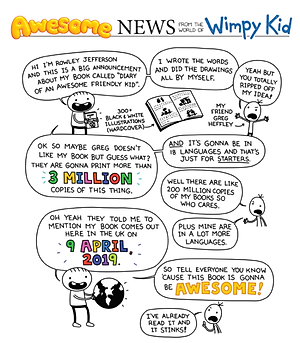 Diary of an Awesome Friendly Kid: Rowley Jefferson's Journal (Diary of a Wimpy Kid)