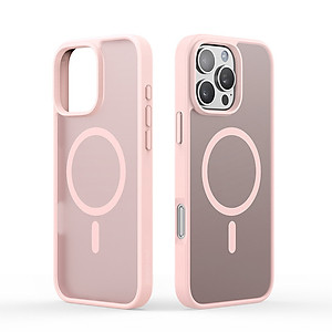 Ốp Lưng Sạc Từ Tính cho iPhone 16 Pro/ 16 Pro Max/ iphone 16/ 16 Plus Dux Ducis Yind Series, chống sốc, chống vân tay_ Hàng chính hãng