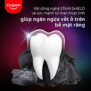 Bộ 4 Nước súc miệng Colgate trắng răng Optic White Charcoal Freshmint 500ml/chai