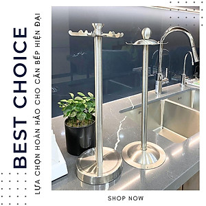 Giá đặt treo muỗng, dụng cụ nhà bếp Inox 304 DandiHome