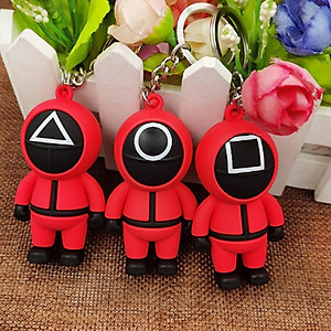 Squid Game Móc khoá - Móc khoá Silicon 5cm-SQ1