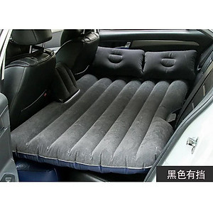 Giường đệm hơi ô tô 5 chỗ cao cấp kèm bơm điện, 2 gối, phụ kiện đi kèm chân rời (Kem - Xám - Đen - Xanh )
