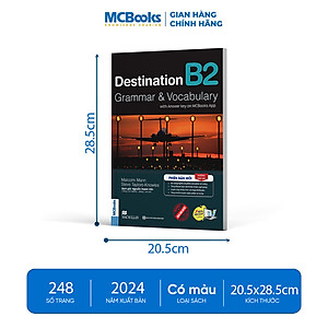 Sách - Destination B2 Grammar and Vocabulary Tặng Audio và bài tập thực hành MCBooks