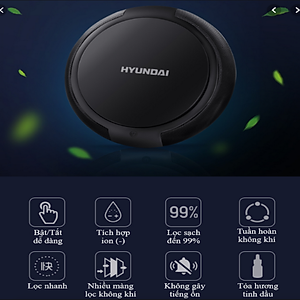 Máy khử mùi, lọc không khí Hyundai trong ô tô HY-12
