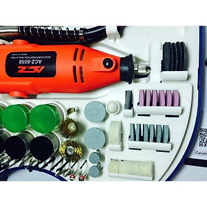 Bộ máy khoan mài cắt khắc mini tặng kèm bộ phụ kiện 105 món ( đánh bóng , Cắt , khắc , gia công , chế tác )