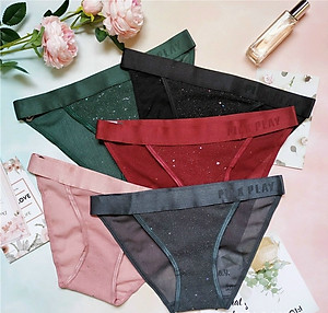 Quần Lót Nữ Nhũ Cao Cấp Pink Play PPW017 | Sparkle & Ôm Sát