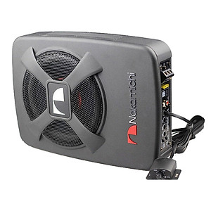 Bộ Loa SUB siêu trầm đặt gầm ghế xe ô tô, thương hiệu Nhật Bản NAKAMICHI NBF8.1A - Quét Mã Vạch Kiểm Tra - HÀNG NHẬP KHẨU
