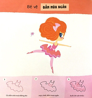 Sách Tay Khéo Tay Xinh - Bé Vẽ Diễn Viên Múa