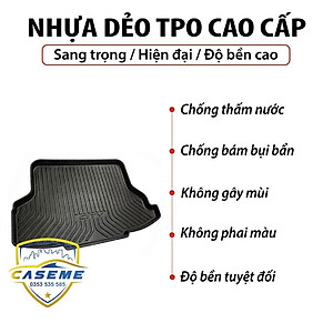 Lót cốp nhựa dẻo cho xe Honda City 2014 đến 2021