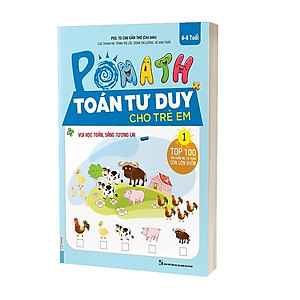 Combo Trọn Bộ Sách PoMath - Toán Tư Duy Cho Trẻ Em 4-6 Tuổi (6 cuốn)