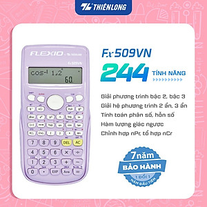 Máy tính khoa học Thiên Long Flexio Fx509VN - Dành cho học sinh có hơn 240 tính năng đạt chuẩn mang vào phòng thi