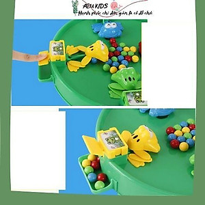 Đồ chơi ếch ăn bi , Đồ chơi trẻ em và gia đình tăng tính tương tác vui nhộn- Hàng chính hãng 