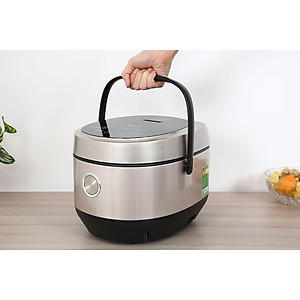 Nồi cơm điện tử Kangaroo 1.8L model KG18DR12, dung tích 1.8L, công suất 760W, công nghệ nấu 1D, thực hiện đa dạng món ăn với 10 chức năng cài đặt sẵn - Hàng chính hãng