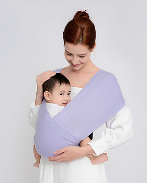 [Cao Cấp] Địu Vải Em Bé Sling Baby Sling Flex/Flex Plus Dễ Địu Êm Vai An Toàn Cho Bé 0–24 Tháng