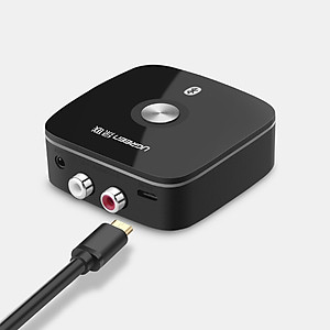Bộ Thu Bluetooth 5.0 Cho Loa. Amly Hỗ Trợ Cổng 3.5mm + Rca Ugreen 40759 - Hàng Chính Hãng