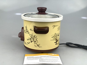 Nồi nấu chậm, nồi kho cá nấu cháo Fujika 1.5L/2.5L(chọn phân loại), công suất 140W-240W, màu ngẫu nhiên-hàng chính hãng