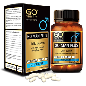 GO MAN PLUS 30 VIÊN - Viên uống tăng cường sinh lý nam, cải thiện và làm chậm quá trình mãn dục nam nhập khẩu chính hãng GO Healthy New Zealand
