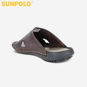 Dép Nam Quai Ngang Da Bò SUNPOLO SUD12