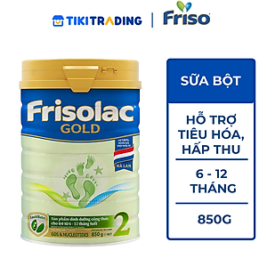 Sữa Bột Frisolac Gold 2 800G/850G Dành Cho Trẻ Từ 6 - 12 Tháng Tuổi