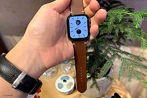 Dây Đeo Apple Watch 49mm 46mm 45mm 44mm 42mm, Chất Liệu Da Bò Cao Cấp, Phong Cách Vintage Hoài Cổ, Tương Thích Các Phiên Bản Series Ultra2/Ultra/SE2/SE/10/9/8/7/6/5/4/3/2/1
