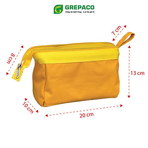 Hộp Đựng Bút Viết Đa Năng Grepaco Bằng Vải Bố Canvas Tote Đẹp Nhiều Ngăn Dạng Túi Đựng Dụng Cụ Đồ Dùng Học Tập, Phụ Kiện Học Sinh, Sinh Viên, Đồ Cá Nhân Văn Phòng – Hàng Chính Hãng