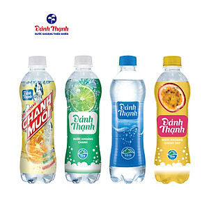 Thùng 24 chai Nước Khoáng Thiên Nhiên Có Ga Đảnh Thạnh Khoáng Chanh Muối 430ml