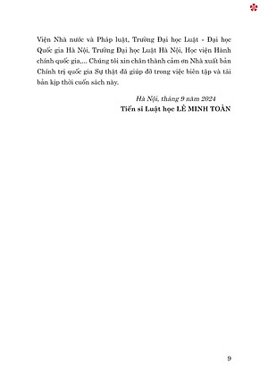 Pháp luật đại cương. Dùng trong các trường đại học và trung cấp (xuất bản lần thứ 21, có sửa chữa, bổ sung) - bản in 2024