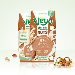 Thùng Veyo Sữa hạt 5 loại cao cấp (30 hộp x 180ml)