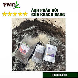Nấm Trichoderma PMP Nấm Đối Kháng Phòng Thối Rễ, Ủ Phân Hữu Cơ Từ Rác Thải Hữu Cơ 200g