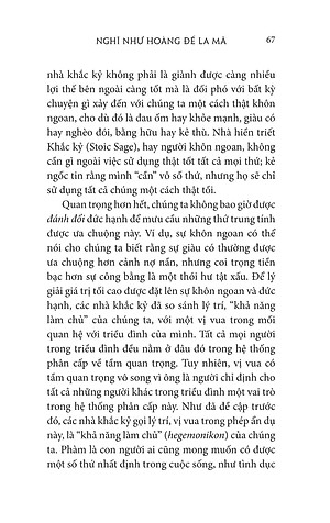 Sách Nghĩ Như Hoàng Đế La Mã - Triết Lý Khắc Kỷ Của Marcus Aurelius