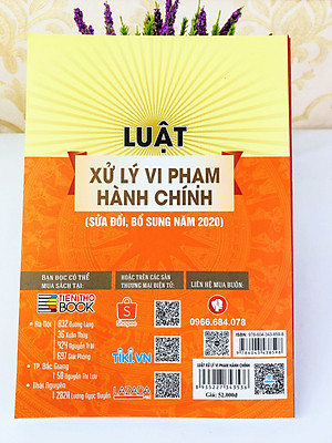 Sách - Luật Xử Lý Vi Phạm Hành Chính (Sửa đổi, bổ sung năm 2020) - ndbooks
