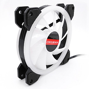 Quạt Tản Nhiệt Coolmoon V2 RGB - Hàng nhập khẩu