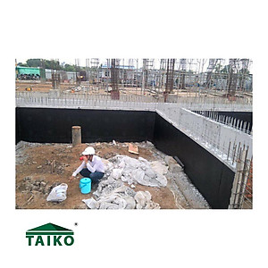 Sơn Chống Thấm Đa Năng Gốc Bitum TAIKO BITSUN NO2 - Keo Sơn Chống Thấm Bể Cá Koi, Sàn Mái Nhà, Móng Nhà, Bể Âm