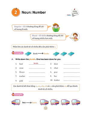 Bài Tập Bổ Trợ Ngữ Pháp Tiếng Anh - Lớp 2