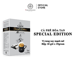 Trung Nguyên Legend - Cà phê sữa hoà tan rang xay 3in1 Special Edition - Hộp 18 gói x 25gr